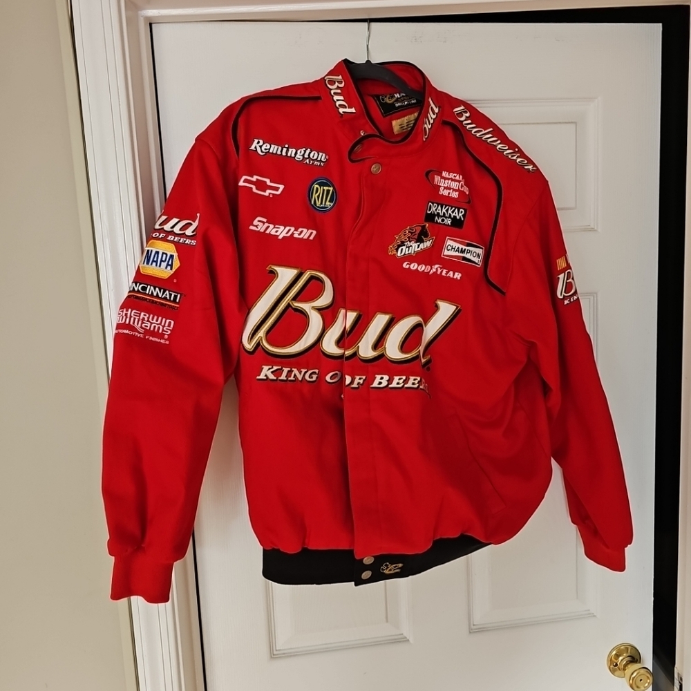 Vintage Nascar Dale Earnhardt Budweiser Jacket